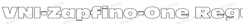 VNI-Zapfino-One Regu字体转换